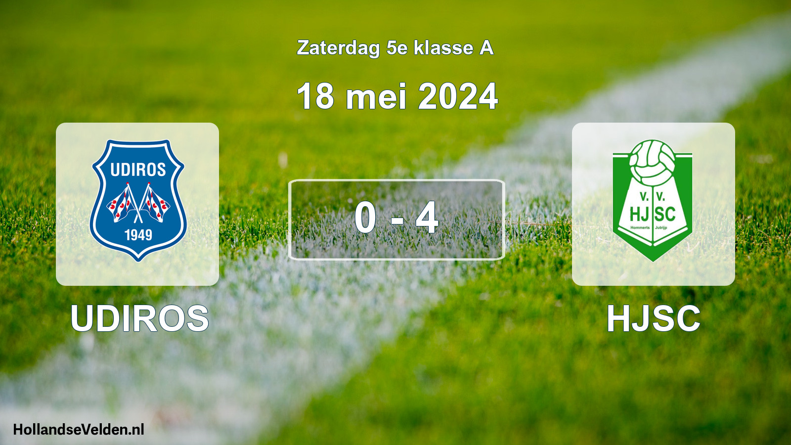 Total number of matches played: UDIROS - HJSC 0 - 4 (18 May 2024)