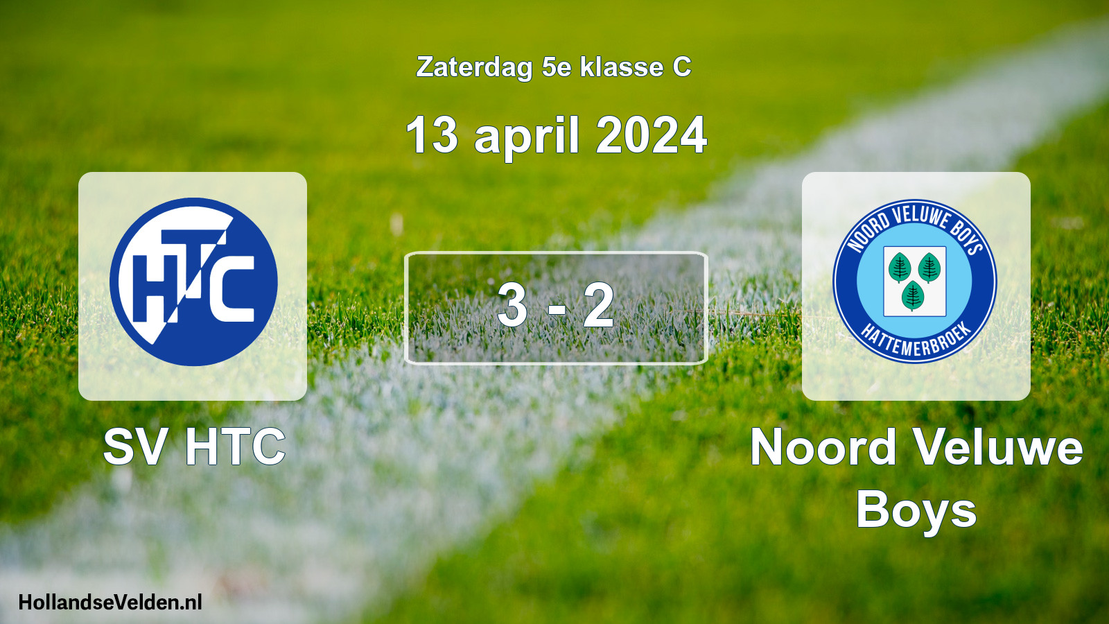 Total number of matches played: SV HTC - Noord Veluwe Boys 3 - 2 (13 April 2024)