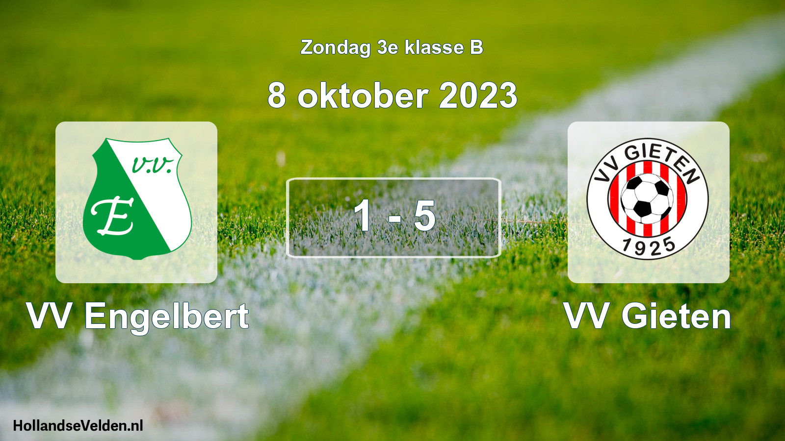 Total number of matches played: VV Engelbert - VV Gieten 1 - 5 (8 October 2023)