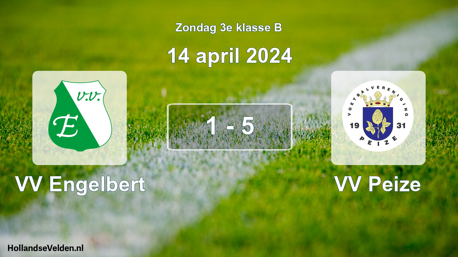 Total number of matches played: VV Engelbert - VV Peize 1 - 5 (14 April 2024)