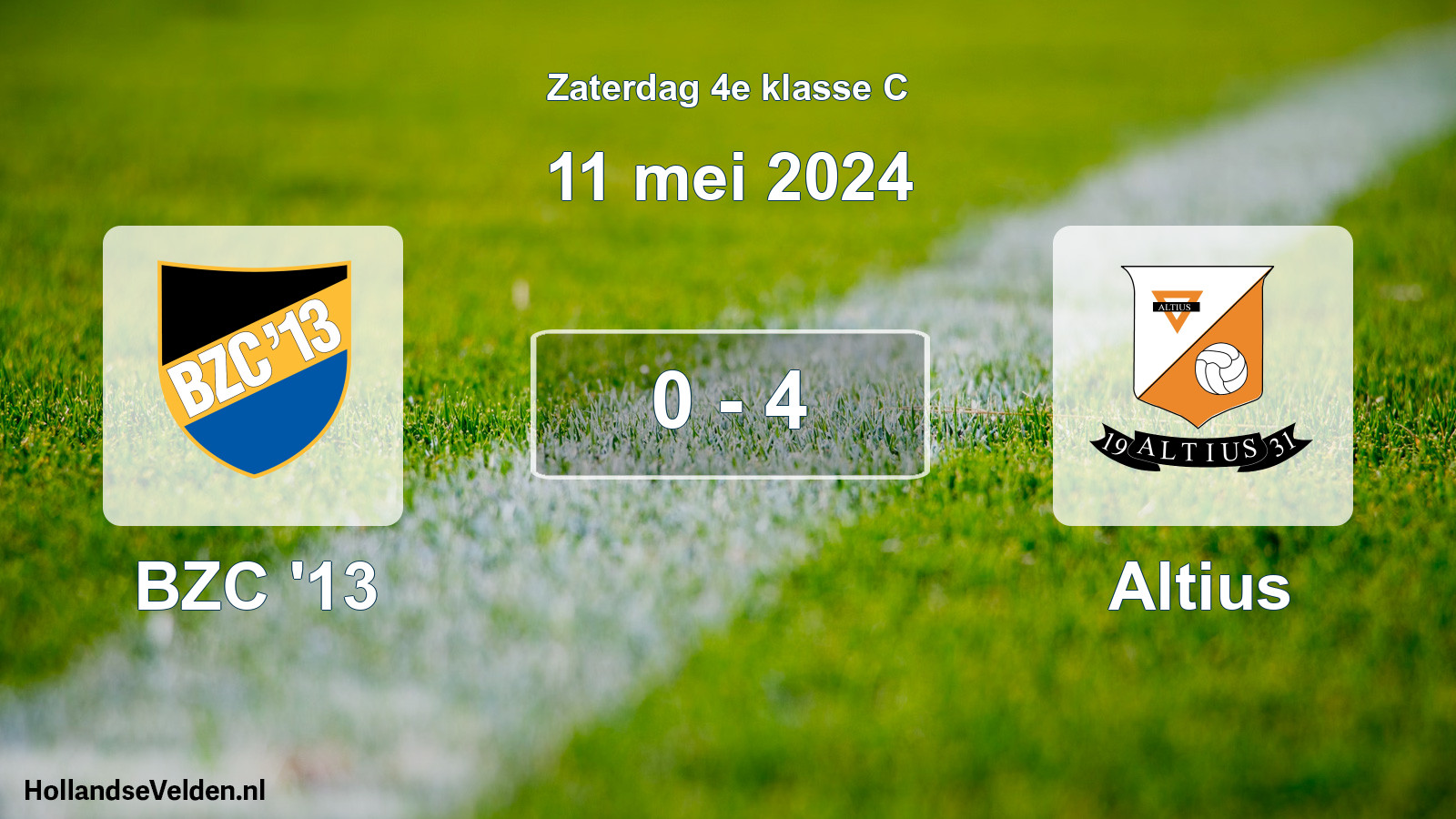 Total number of matches played: BZC '13 - Altius 0 - 4 (11 May 2024)