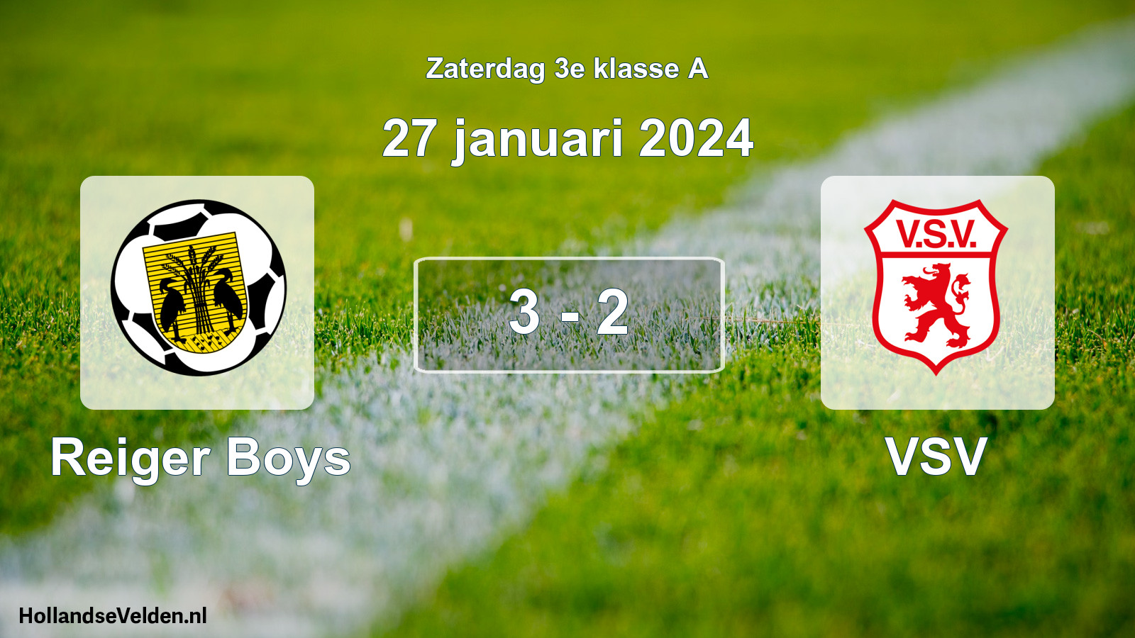 Total number of matches played: Reiger Boys - VSV 3 - 2 (27 January 2024)