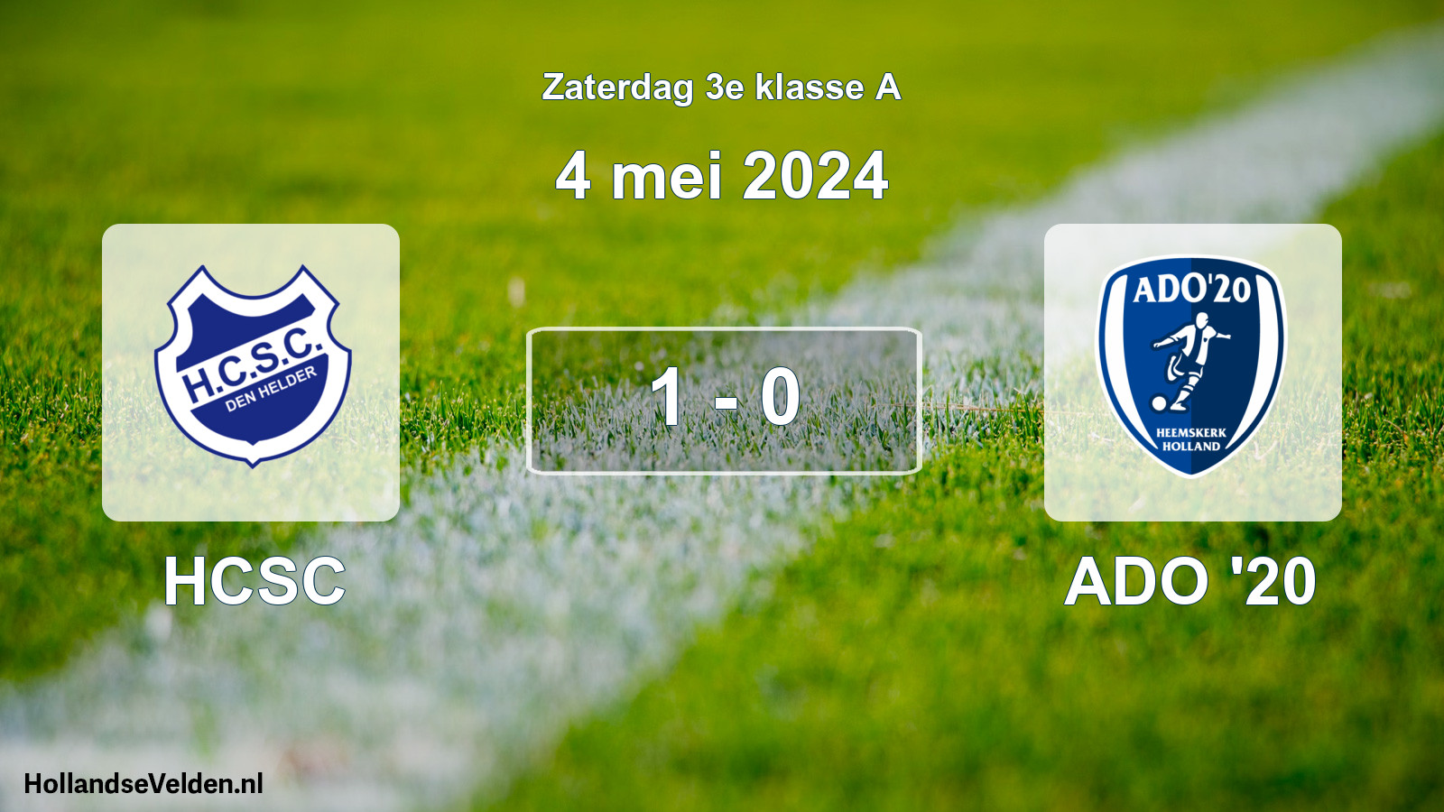 Total number of matches played: HCSC - ADO '20 1 - 0 (4 May 2024)