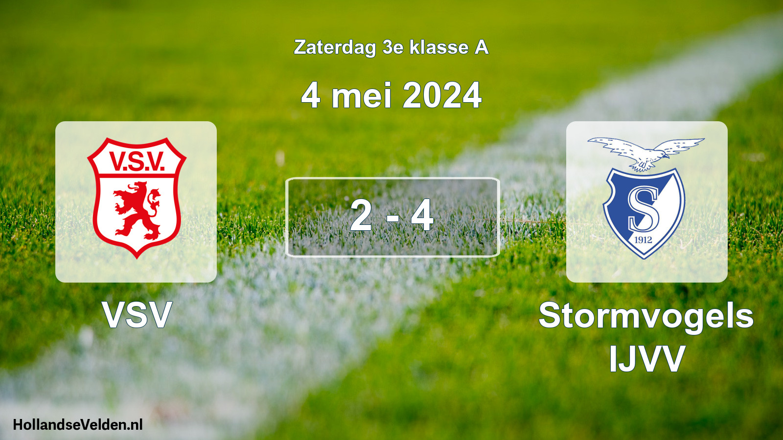 Total number of matches played: VSV - Stormvogels IJVV 2 - 4 (4 May 2024)