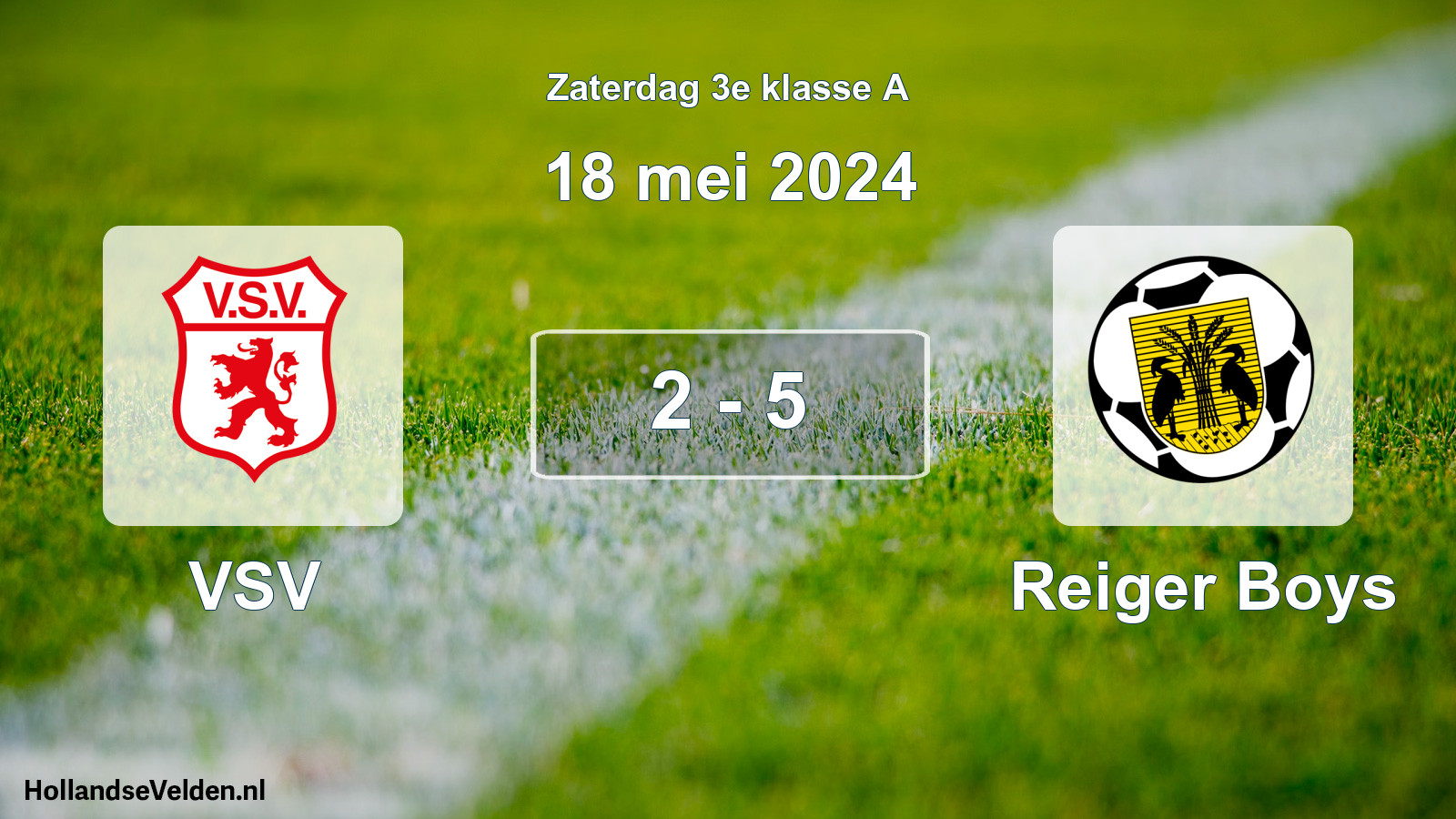 Total number of matches played: VSV - Reiger Boys 2 - 5 (18 May 2024)