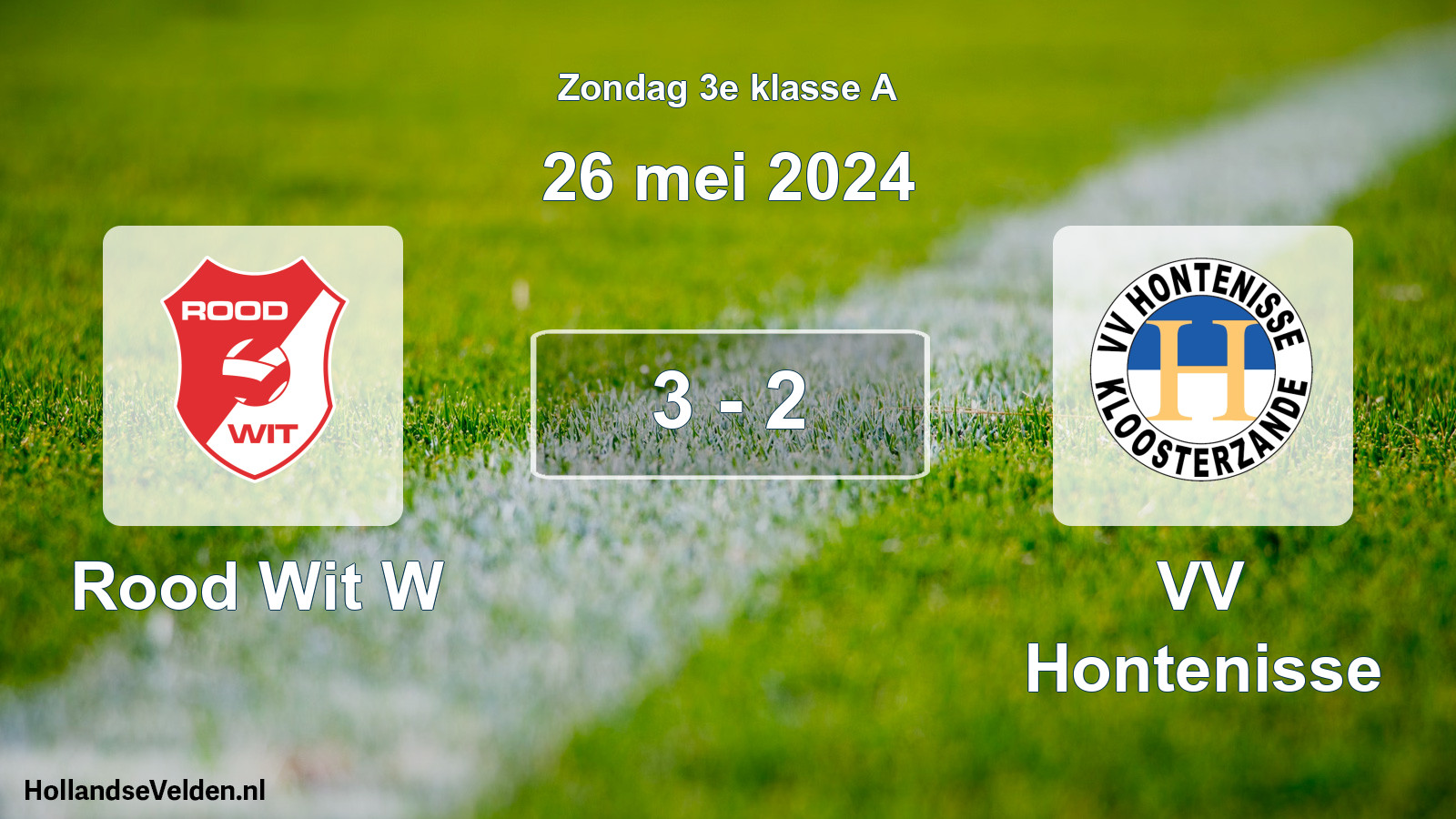 Total number of matches played: Rood Wit W - VV Hontenisse 3 - 2 (26 May 2024)