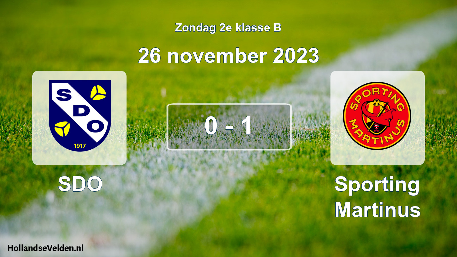 Total number of matches played: SDO - Sporting Martinus 0 - 1 (26 November 2023)