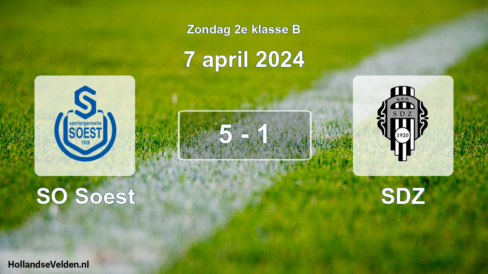 Total number of matches played: SO Soest - SDZ 5 - 1 (7 April 2024)