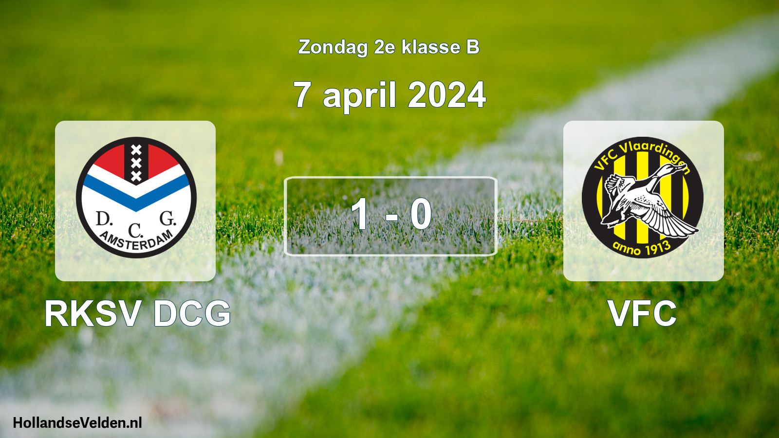Total number of matches played: RKSV DCG - VFC 1 - 0 (7 April 2024)