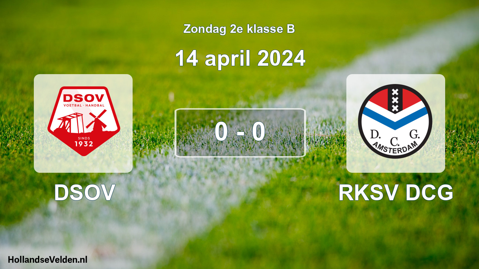 Total number of matches played: DSOV - RKSV DCG 0 - 0 (14 April 2024)
