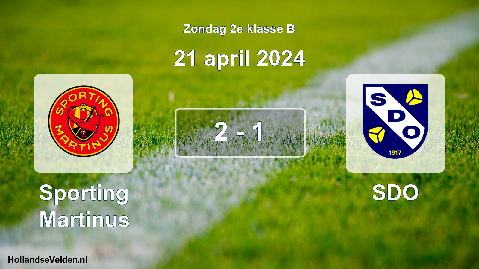Total number of matches played: Sporting Martinus - SDO 2 - 1 (21 April 2024)