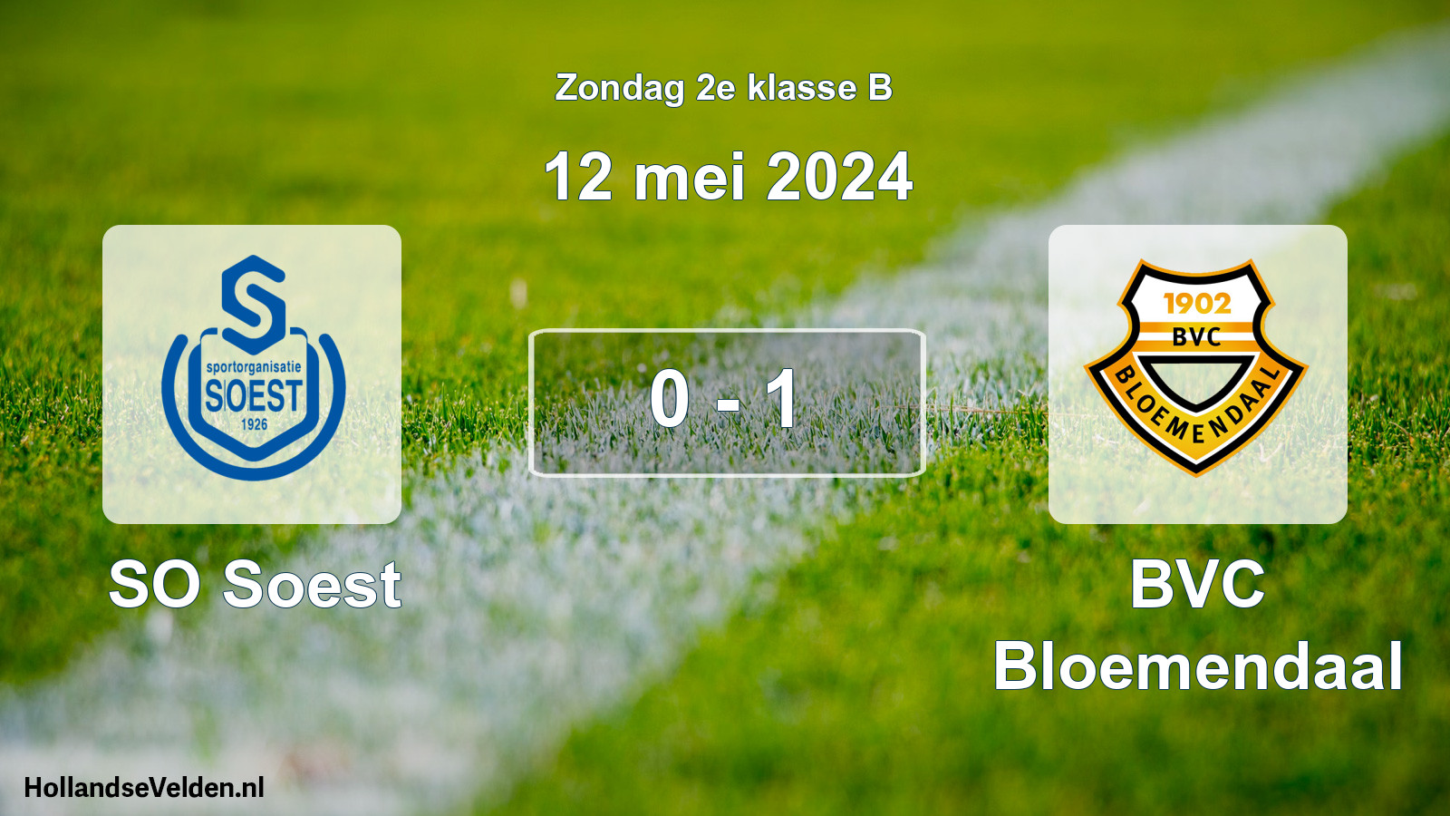Total number of matches played: SO Soest - BVC Bloemendaal 0 - 1 (12 May 2024)