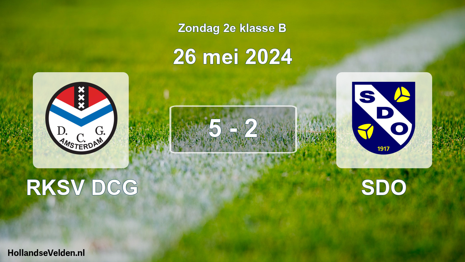 Total number of matches played: RKSV DCG - SDO 5 - 2 (26 May 2024)