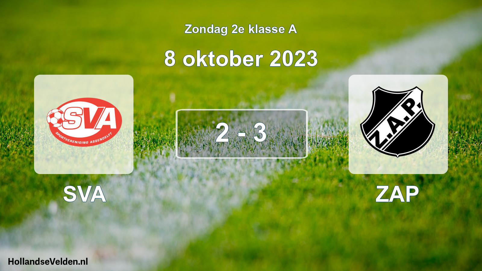 Total number of matches played: SVA - ZAP 2 - 3 (8 October 2023)