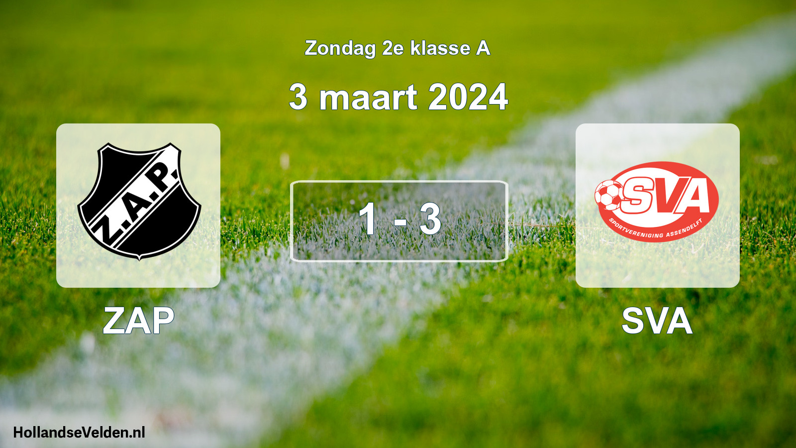 Total number of matches played: ZAP - SVA 1 - 3 (3 March 2024)
