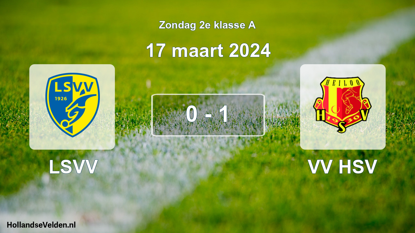 Total number of matches played: LSVV - VV HSV 0 - 1 (17 March 2024)