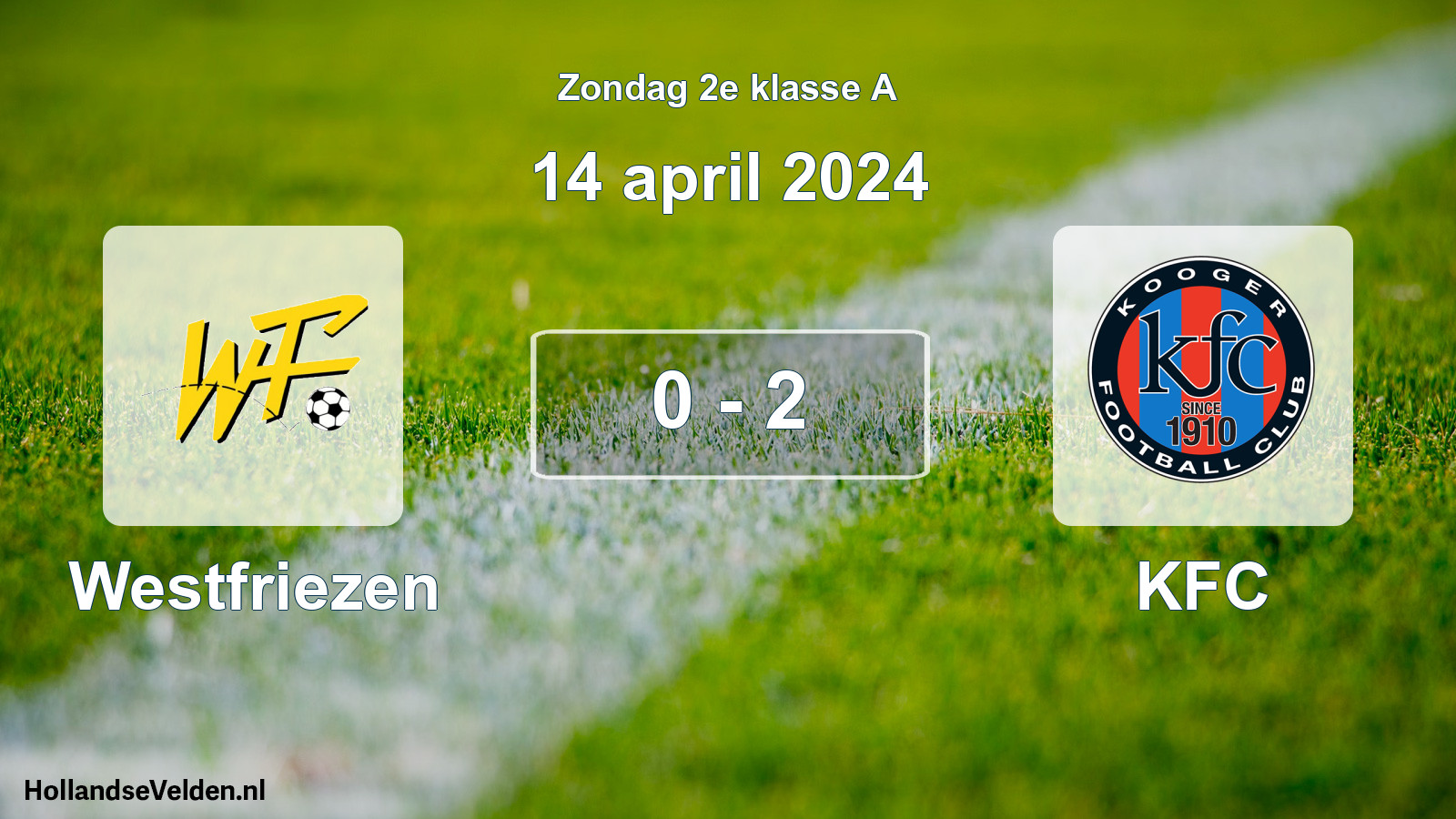 Total number of matches played: Westfriezen - KFC 0 - 2 (14 April 2024)