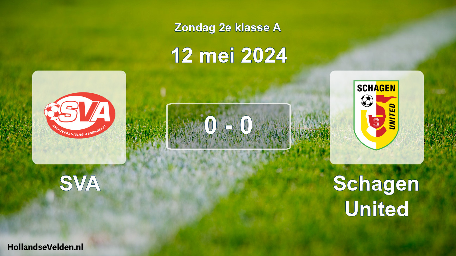 Total number of matches played: SVA - Schagen United 0 - 0 (12 May 2024)