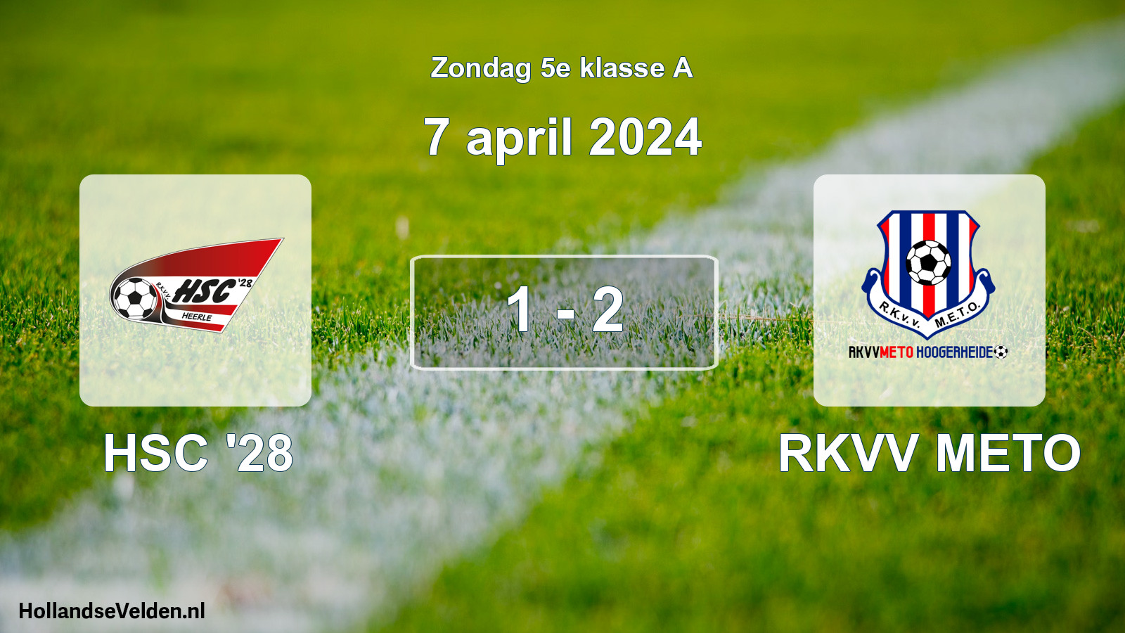 Total number of matches played: HSC '28 - RKVV METO 1 - 2 (7 April 2024)