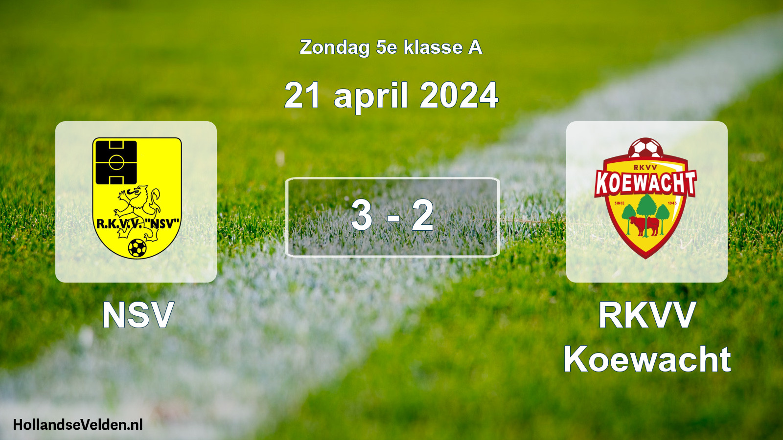 Total number of matches played: NSV - RKVV Koewacht 3 - 2 (21 April 2024)