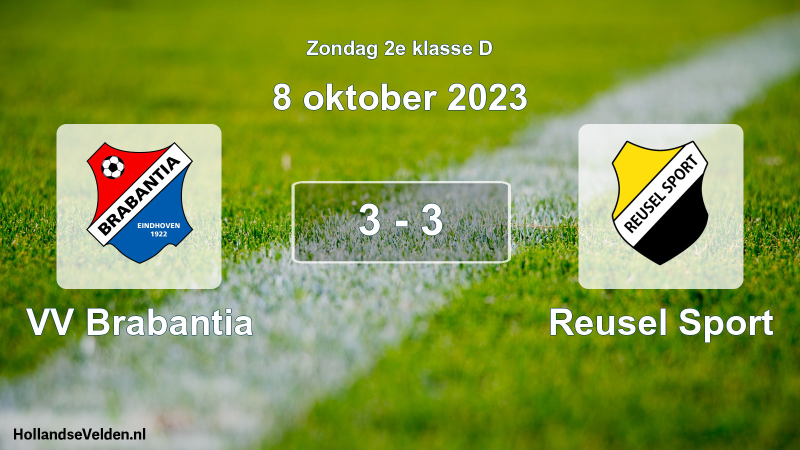 Total number of matches played: VV Brabantia - Reusel Sport 3 - 3 (8 October 2023)