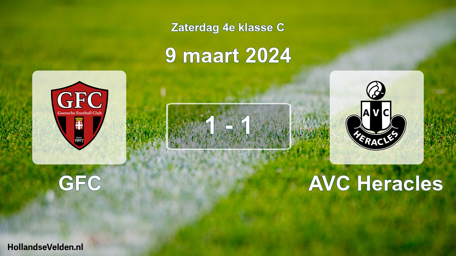 Total number of matches played: GFC - AVC Heracles 1 - 1 (9 March 2024)
