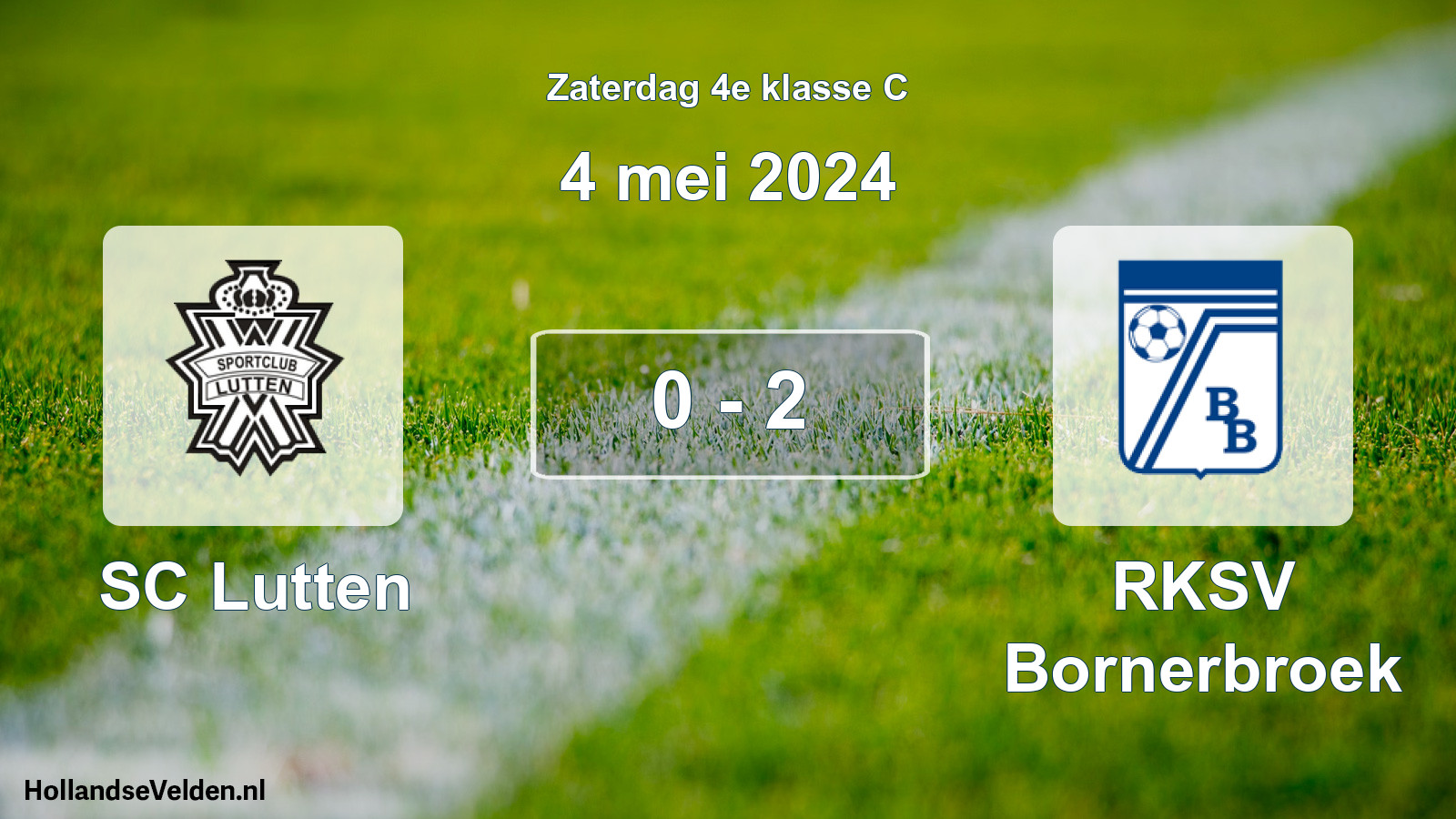Total number of matches played: SC Lutten - RKSV Bornerbroek 0 - 2 (4 May 2024)