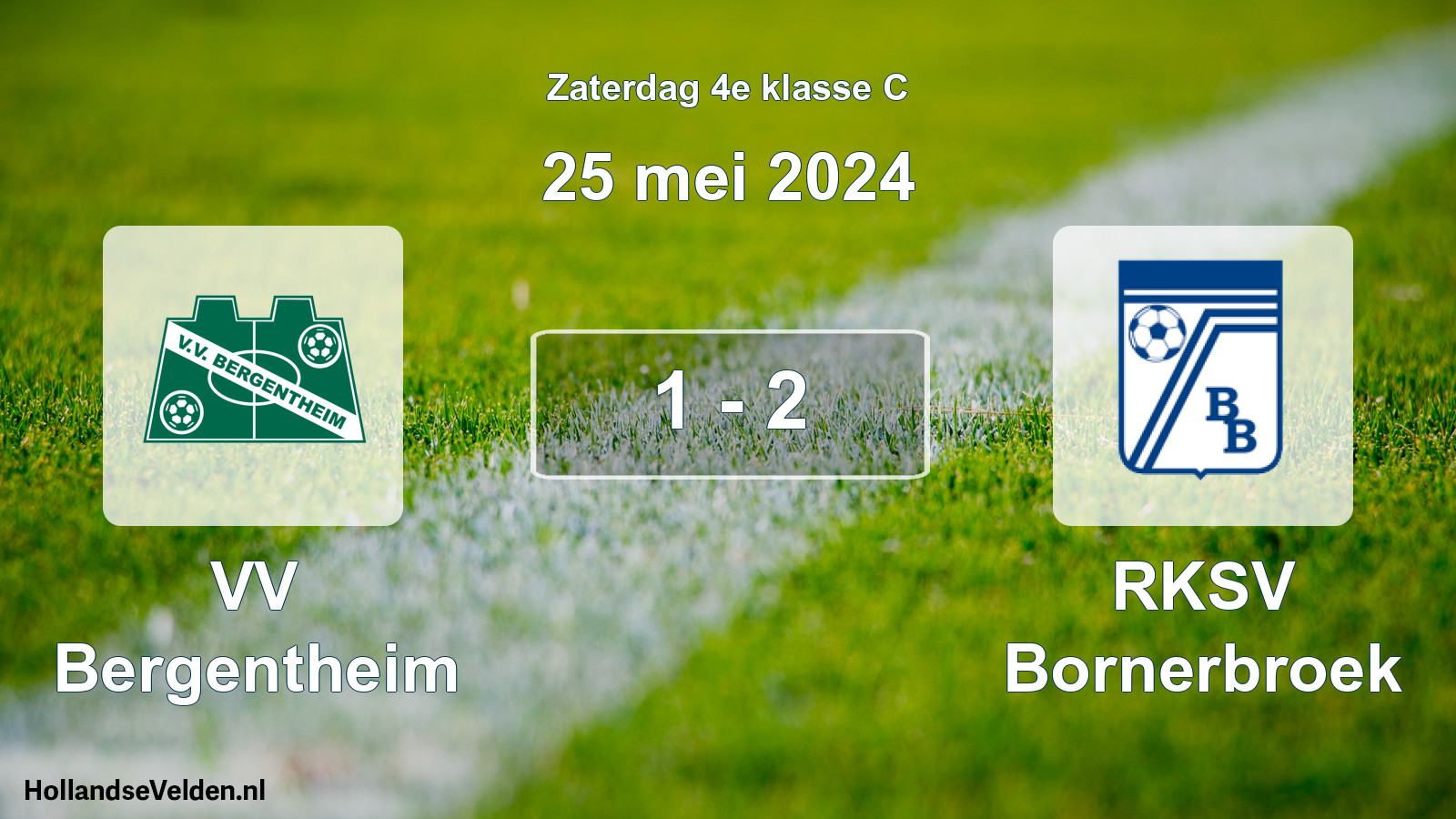 Total number of matches played: VV Bergentheim - RKSV Bornerbroek 1 - 2 (25 May 2024)
