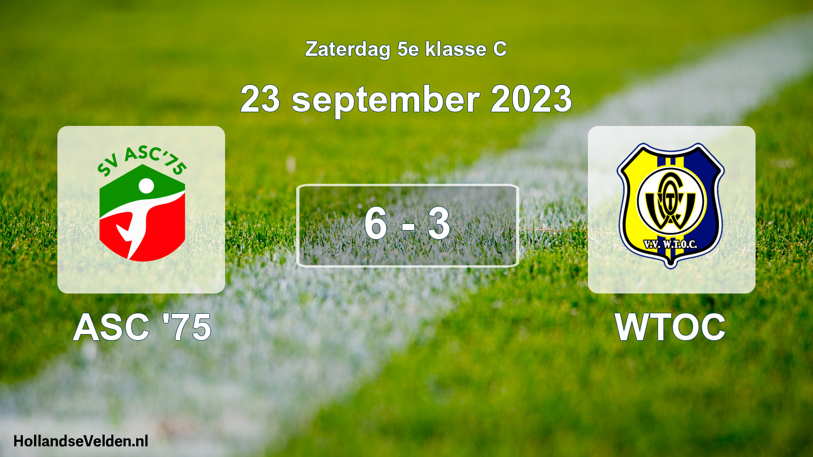 Total number of matches played: ASC '75 - WTOC 6 - 3 (23 September 2023)