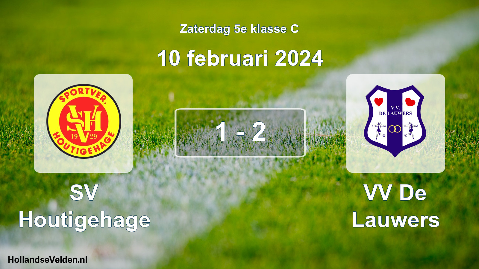 Total number of matches played: SV Houtigehage - VV De Lauwers 1 - 2 (10 February 2024)