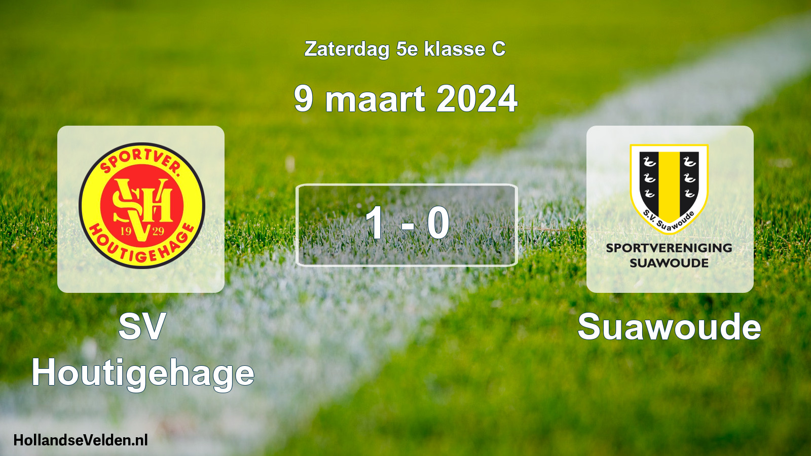 Total number of matches played: SV Houtigehage - Suawoude 1 - 0 (9 March 2024)
