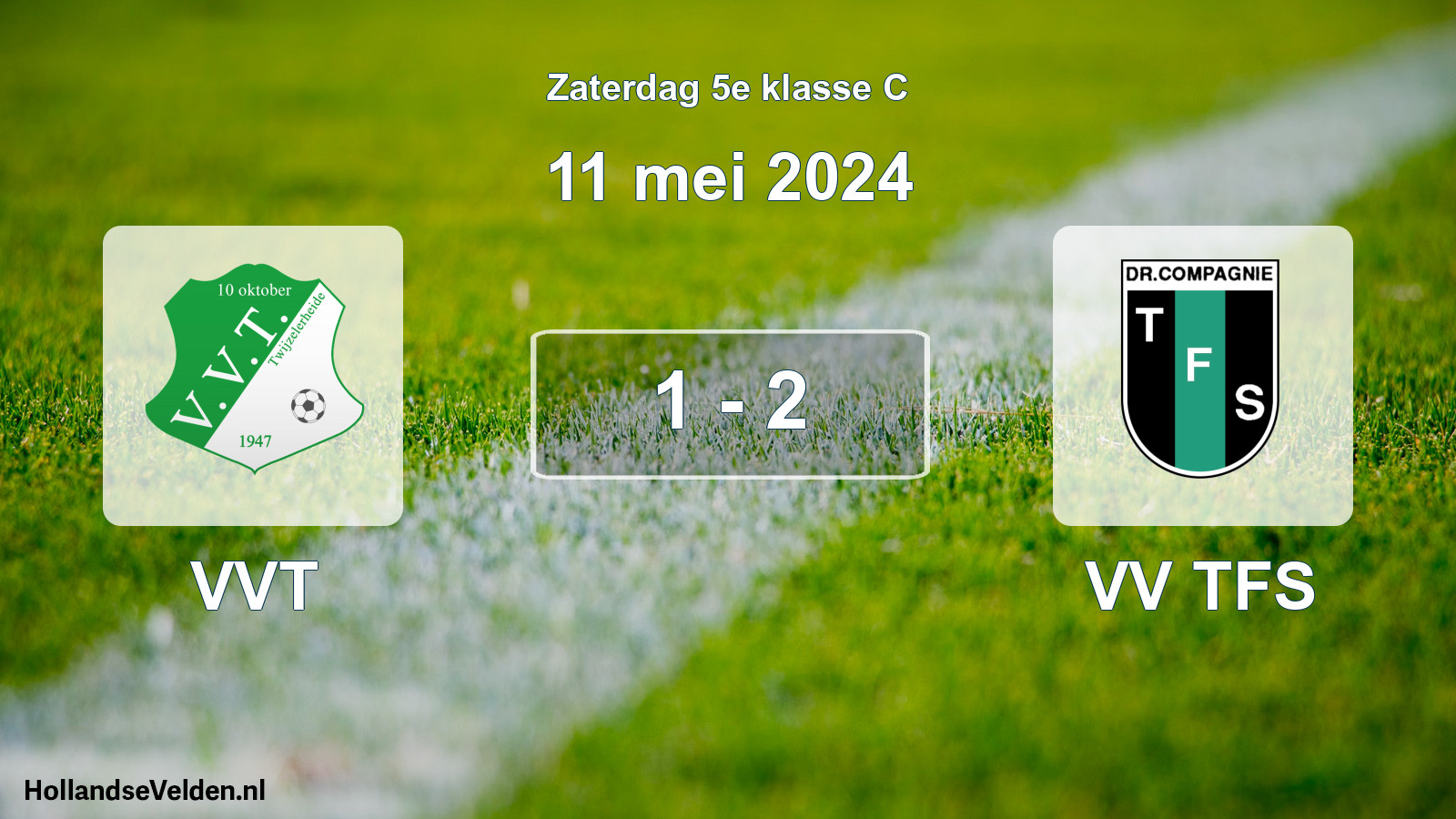 Total number of matches played: VVT - VV TFS 1 - 2 (11 May 2024)