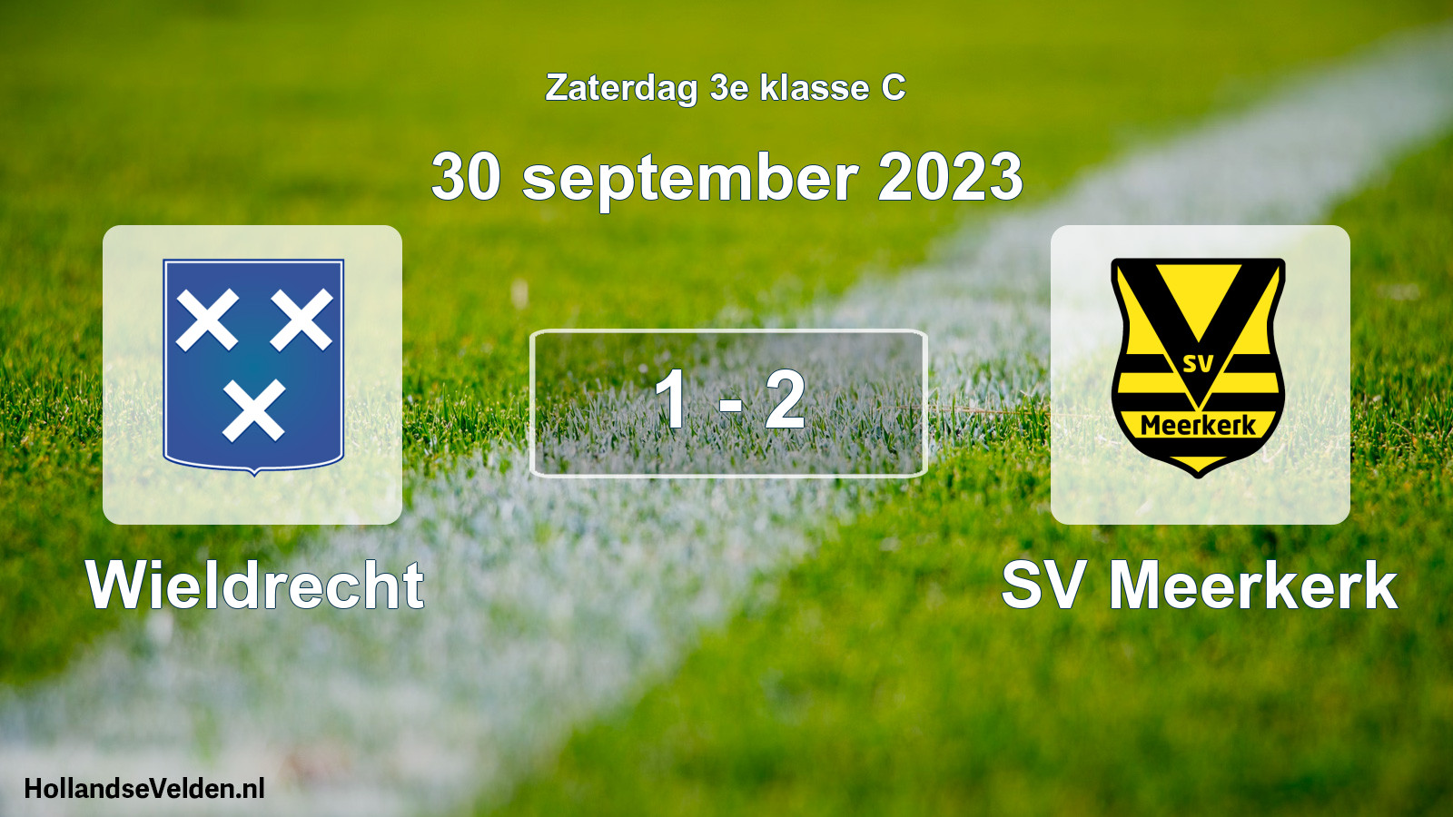 Total number of matches played: Wieldrecht - SV Meerkerk 1 - 2 (30 September 2023)