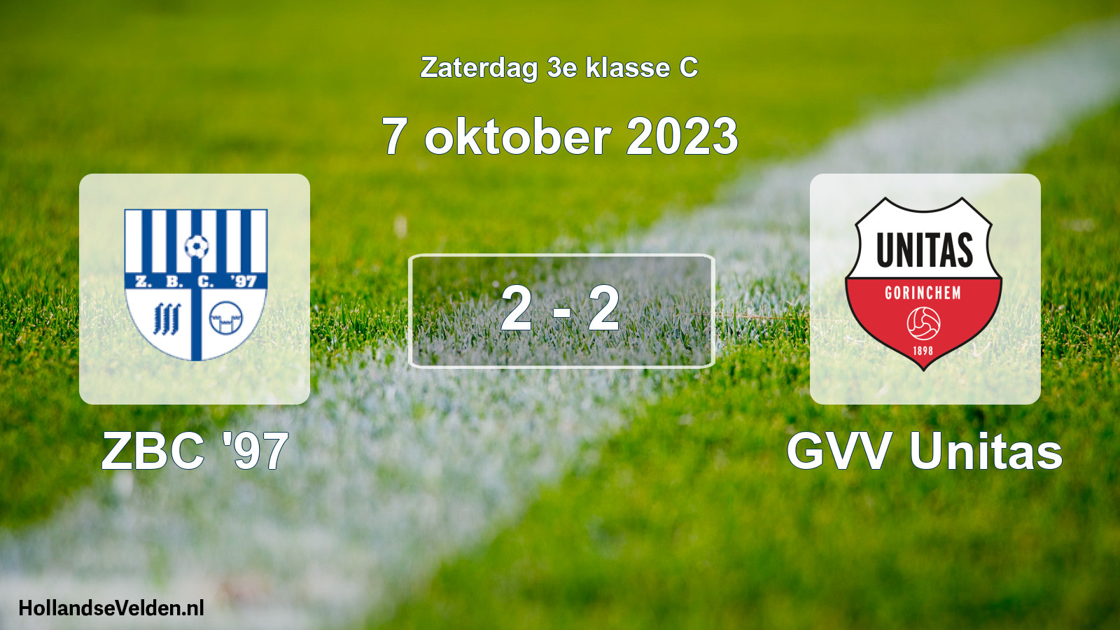 Total number of matches played: ZBC '97 - GVV Unitas 2 - 2 (7 October 2023)