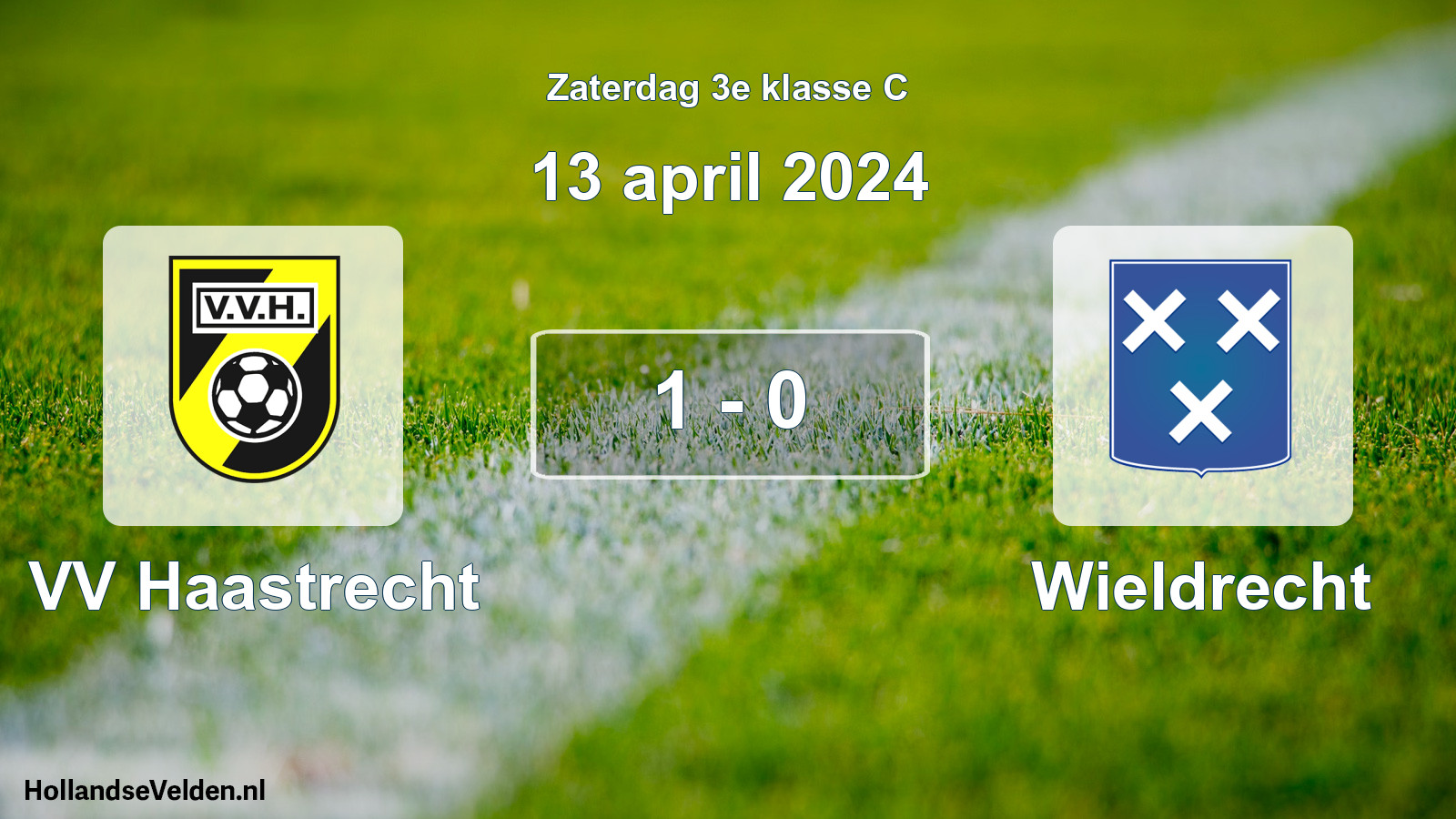Total number of matches played: VV Haastrecht - Wieldrecht 1 - 0 (13 April 2024)