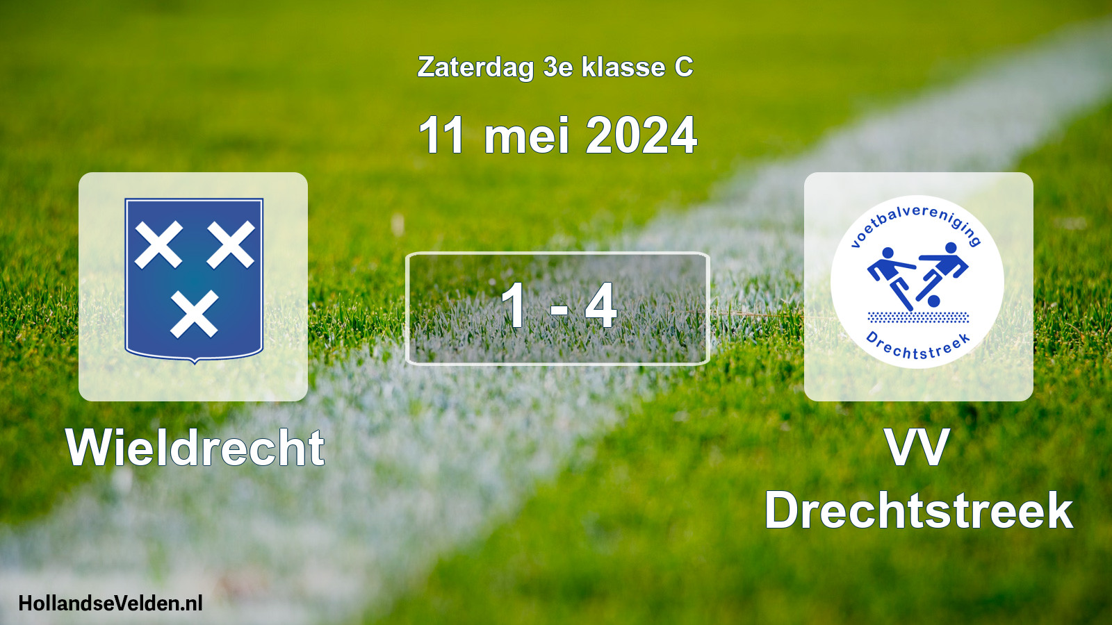 Total number of matches played: Wieldrecht - VV Drechtstreek 1 - 4 (11 May 2024)