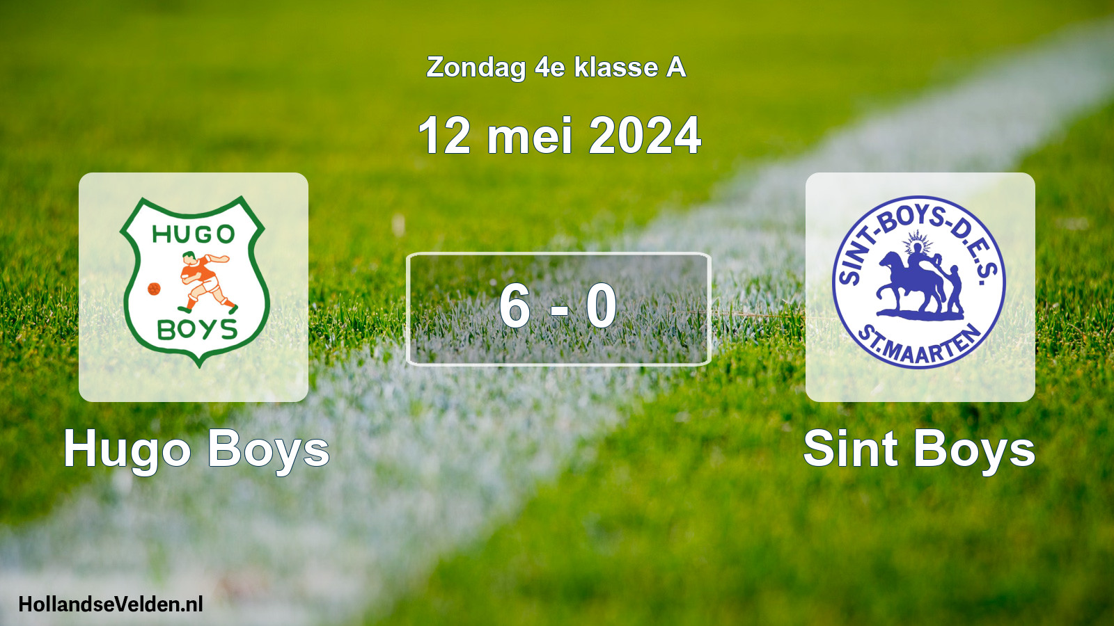 Total number of matches played: Hugo Boys - Sint Boys 6 - 0 (12 May 2024)