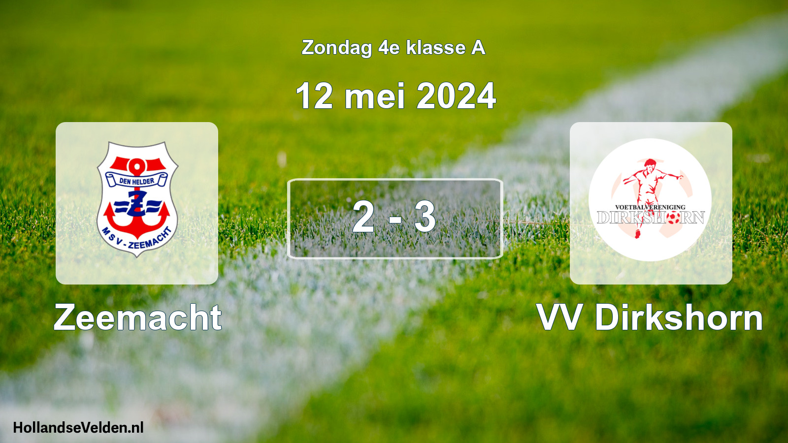Total number of matches played: Zeemacht - VV Dirkshorn 2 - 3 (12 May 2024)