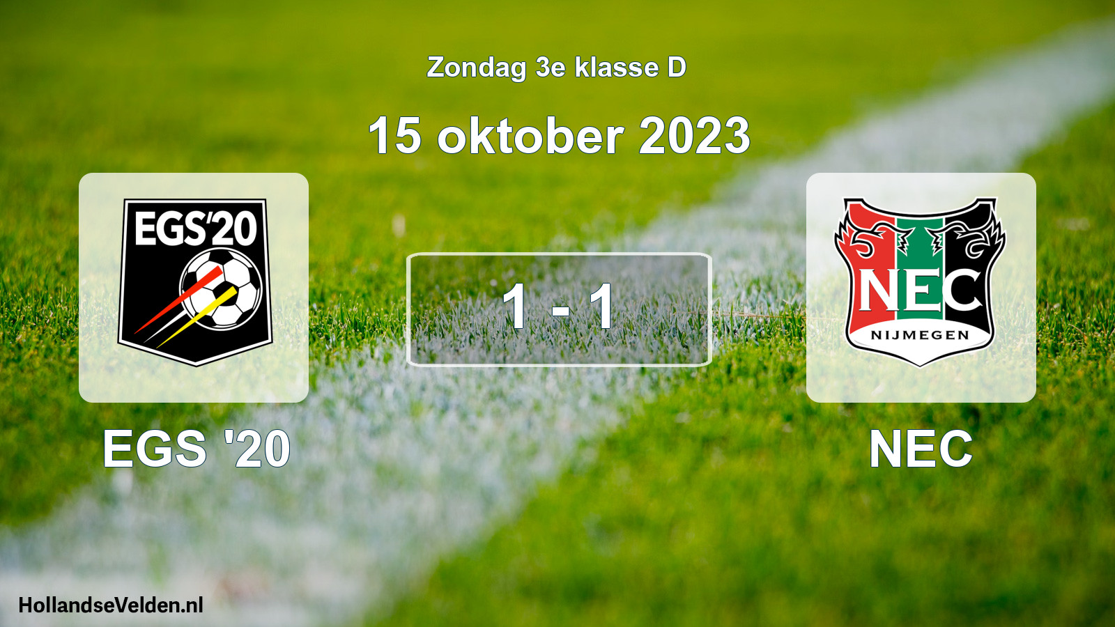 Total number of matches played: EGS '20 - NEC 1 - 1 (15 October 2023)