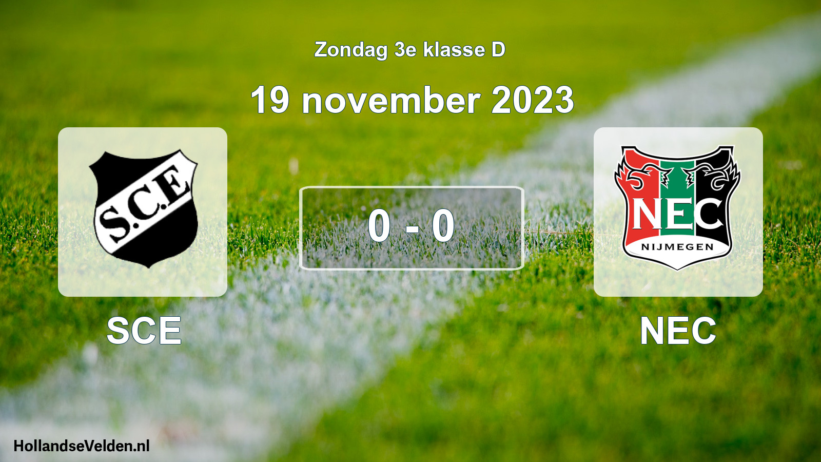 Total number of matches played: SCE - NEC 0 - 0 (19 November 2023)