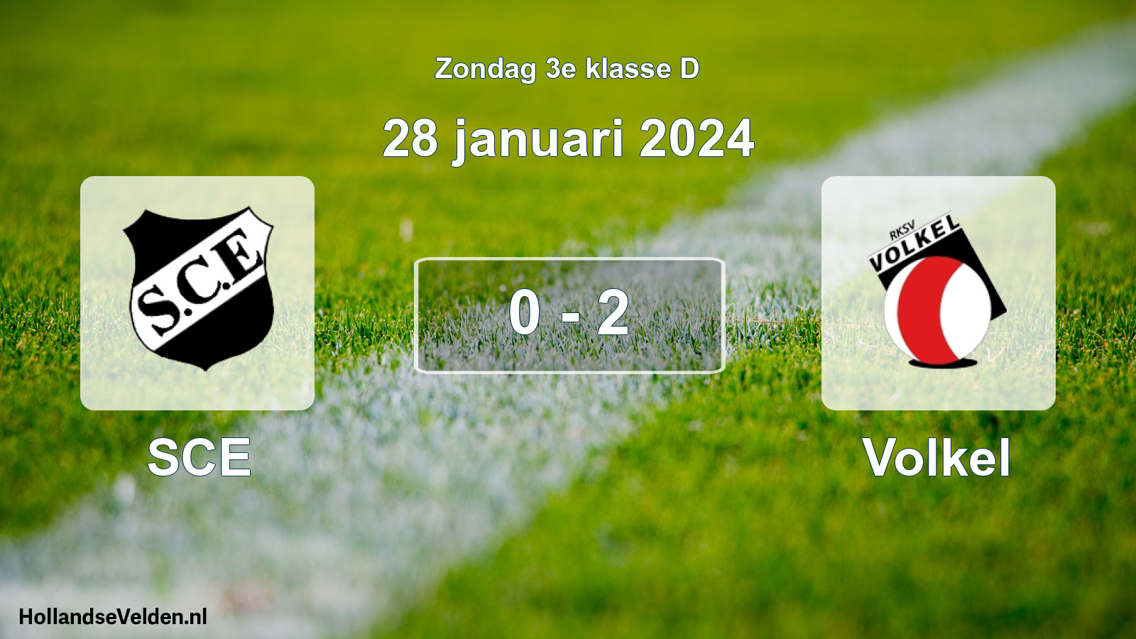Total number of matches played: SCE - Volkel 0 - 2 (28 January 2024)