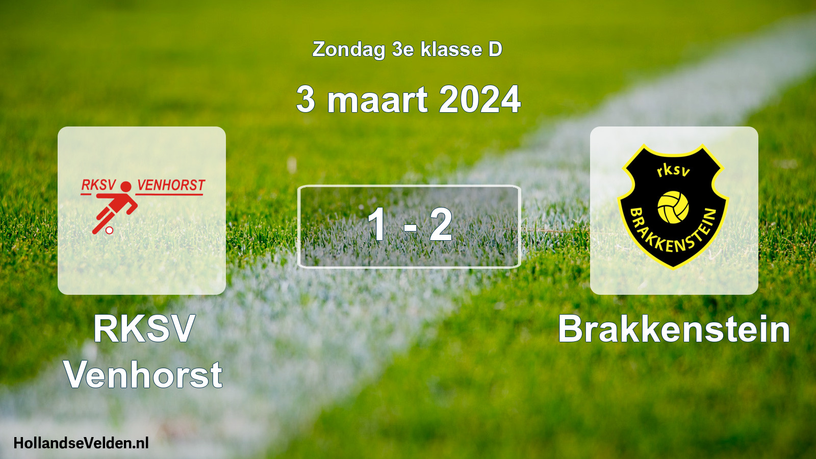 Total number of matches played: RKSV Venhorst - Brakkenstein 1 - 2 (3 March 2024)