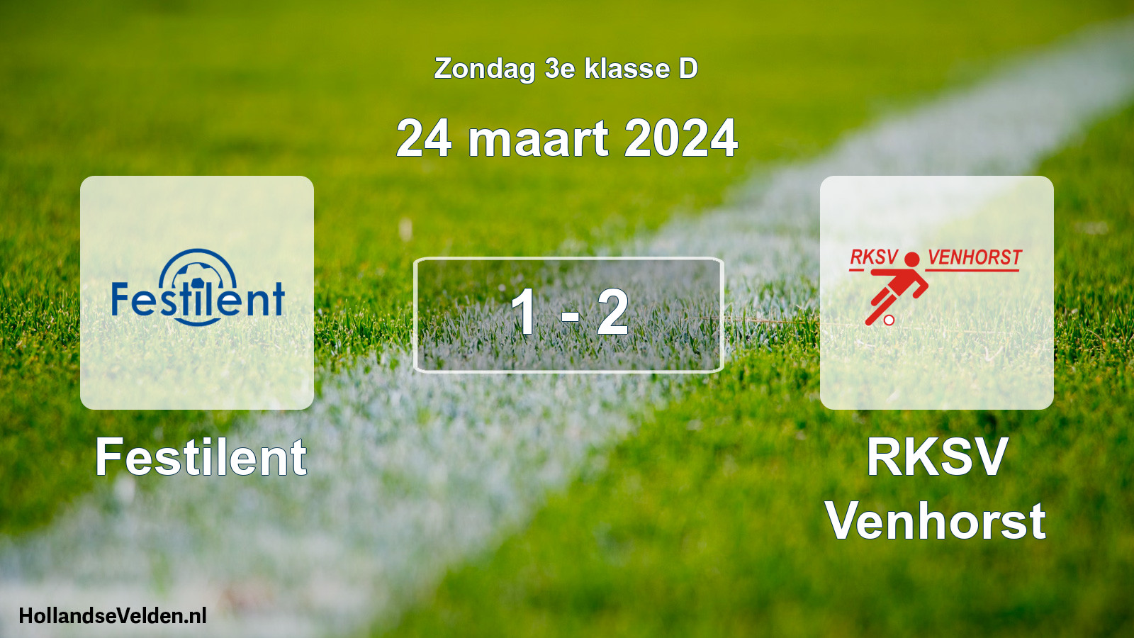 Total number of matches played: Festilent - RKSV Venhorst 1 - 2 (24 March 2024)