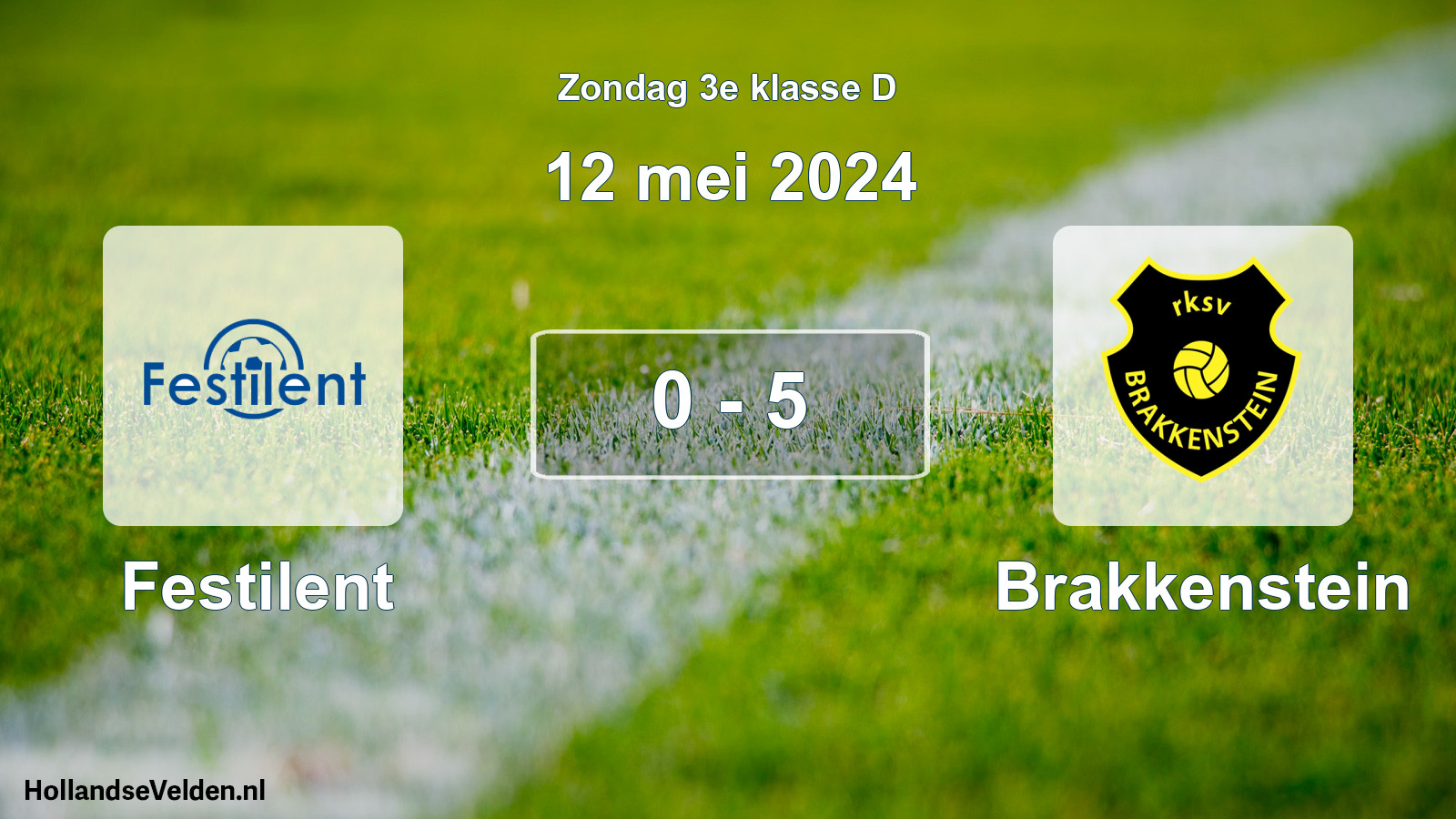 Total number of matches played: Festilent - Brakkenstein 0 - 5 (12 May 2024)