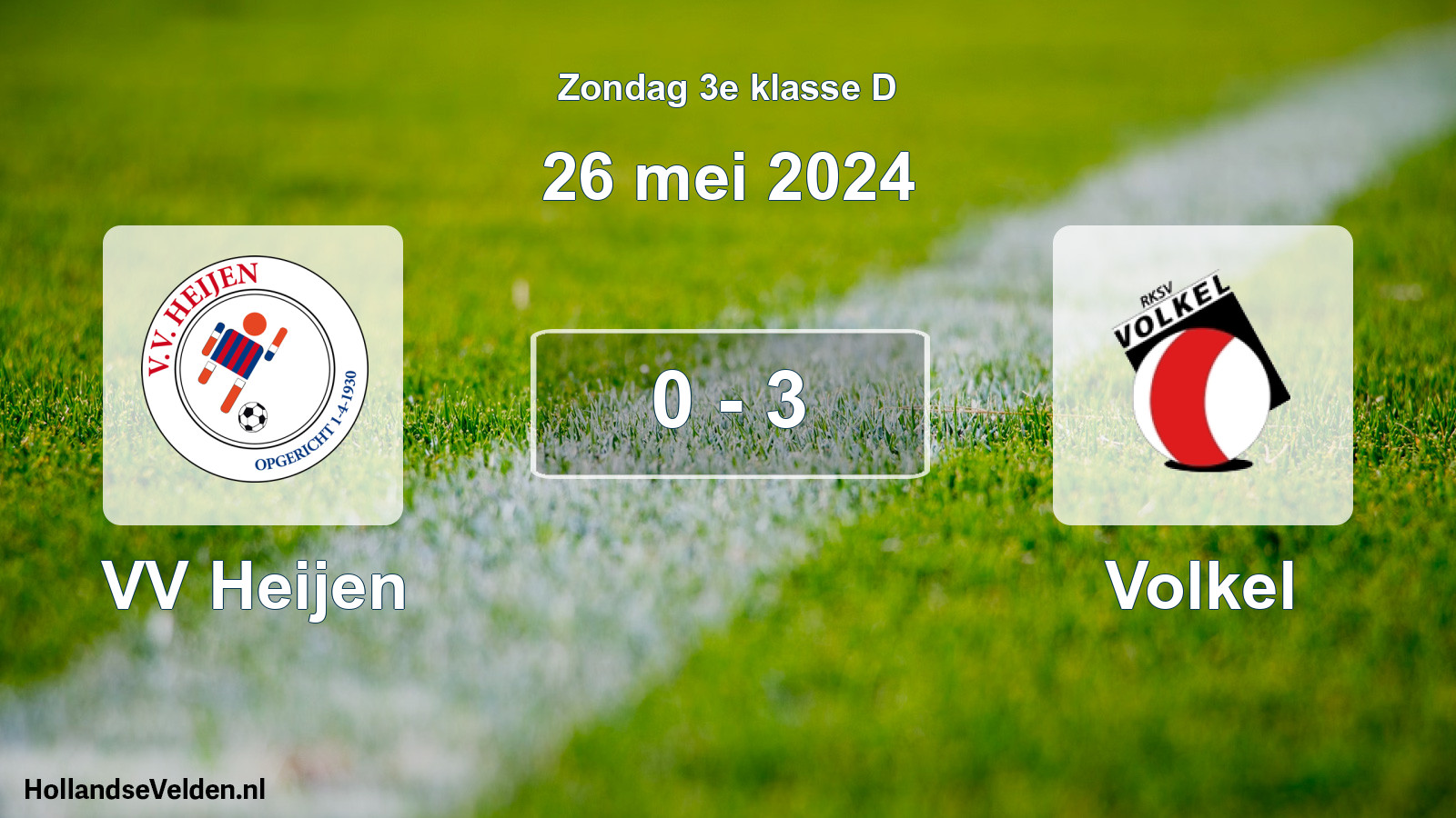 Total number of matches played: VV Heijen - Volkel 0 - 3 (26 May 2024)