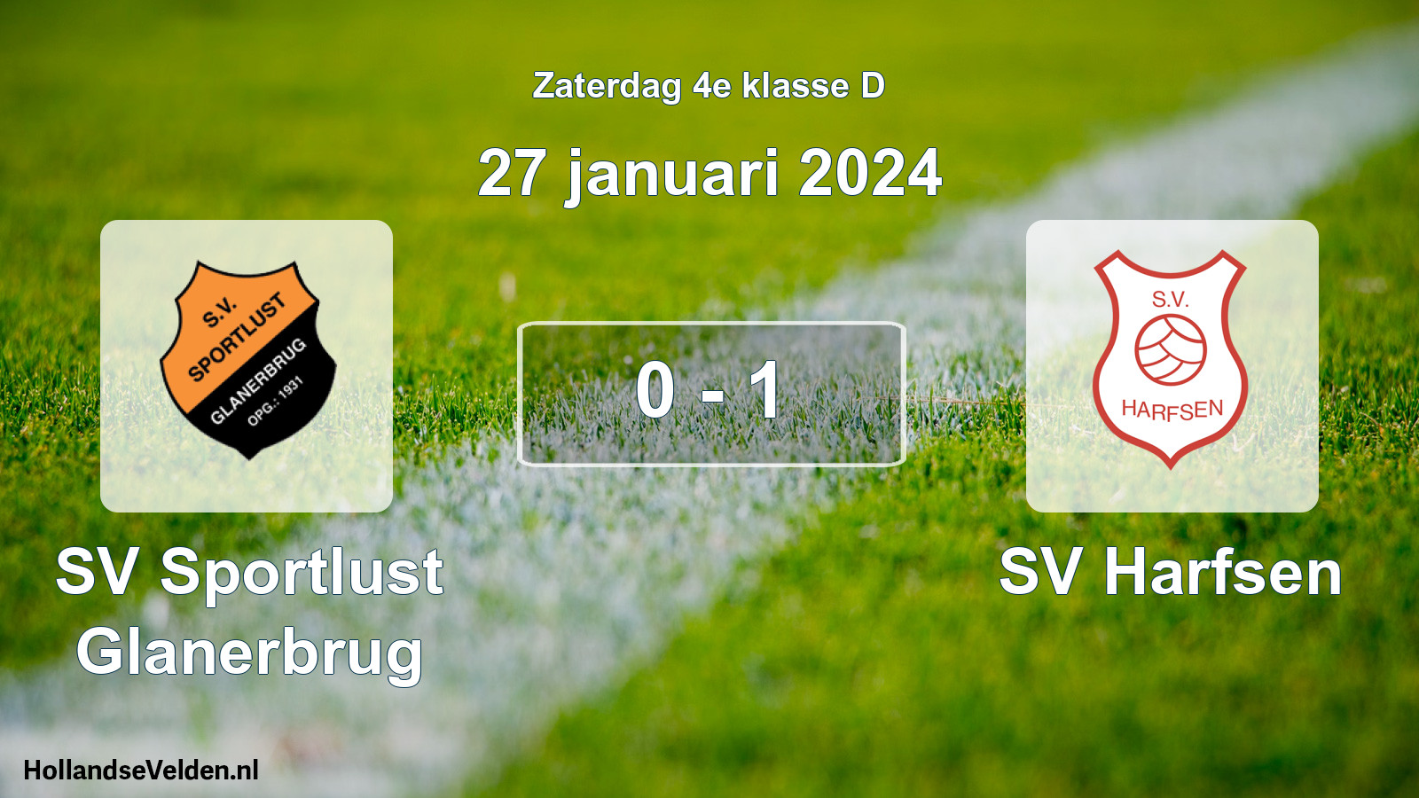 Total number of matches played: SV Sportlust Glanerbrug - SV Harfsen 0 - 1 (27 January 2024)