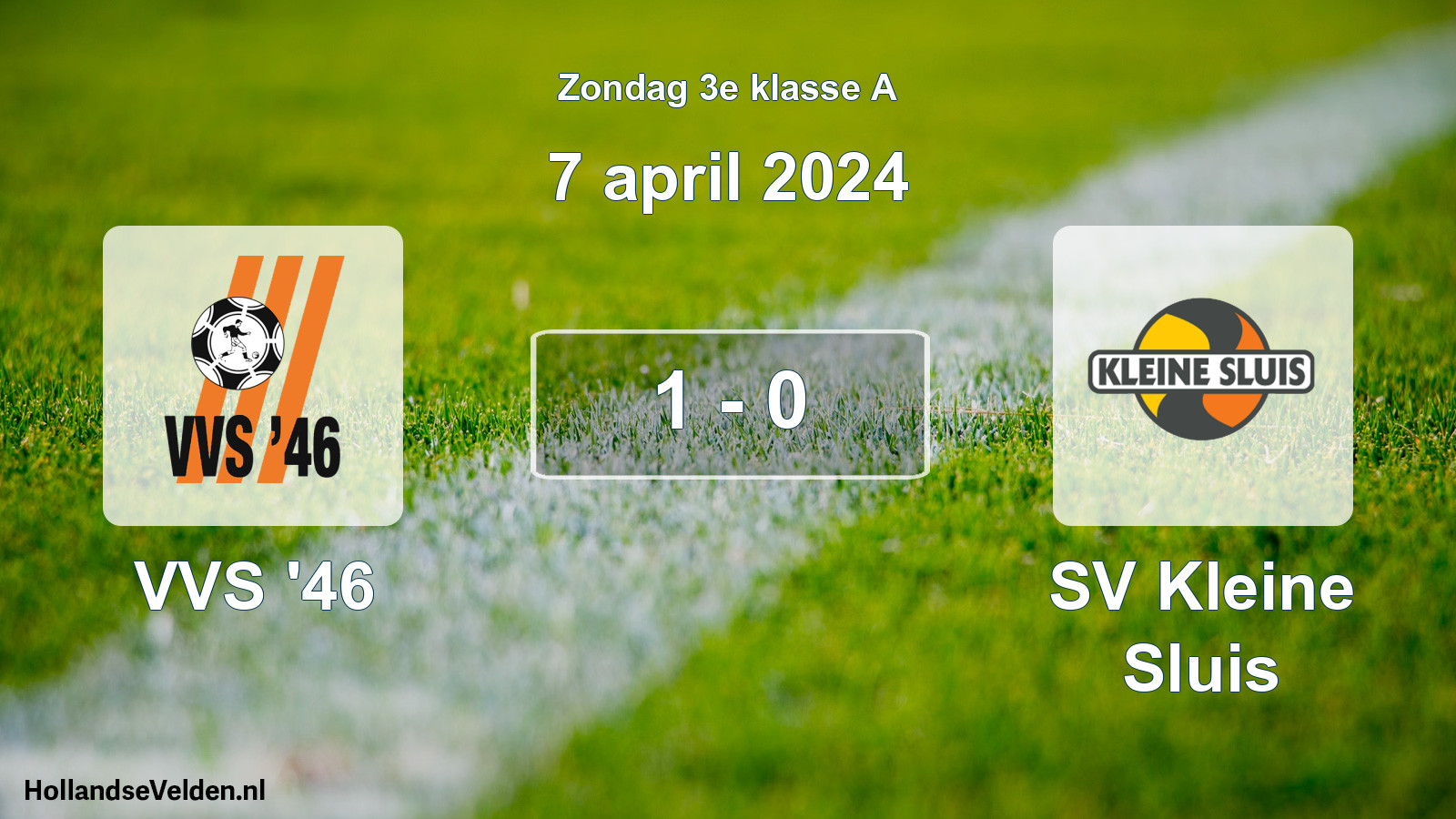 Total number of matches played: VVS '46 - SV Kleine Sluis 1 - 0 (7 April 2024)