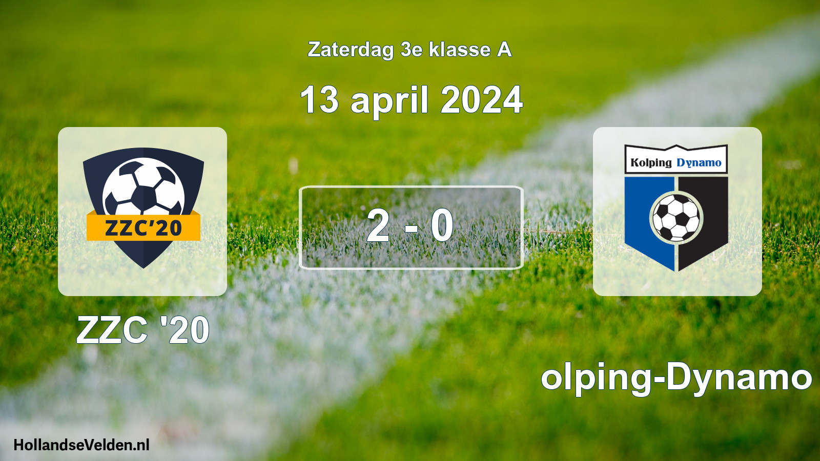Total number of matches played: ZZC '20 - Kolping-Dynamo 2 - 0 (13 April 2024)