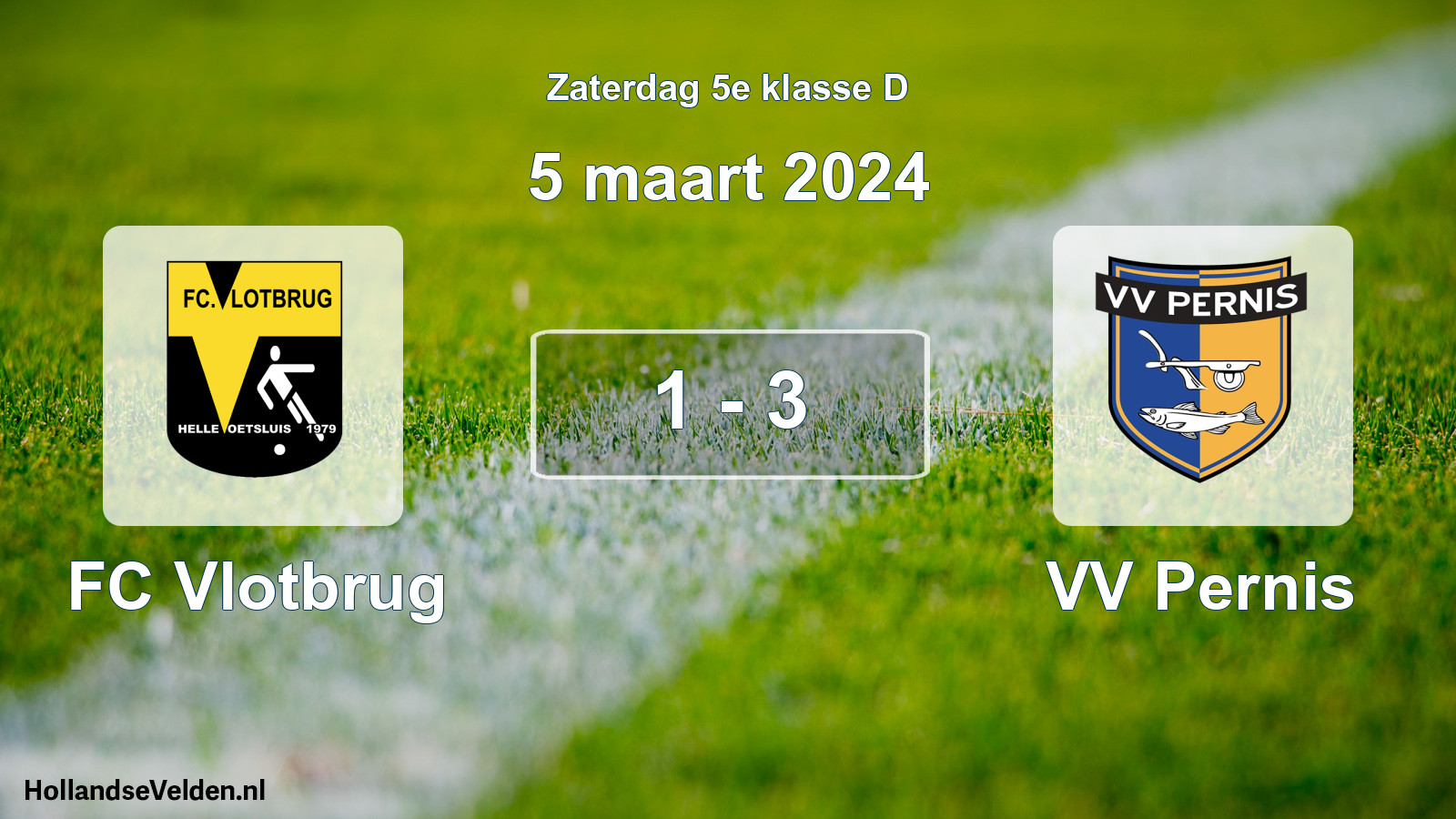 Total number of matches played: FC Vlotbrug - VV Pernis 1 - 3 (5 March 2024)