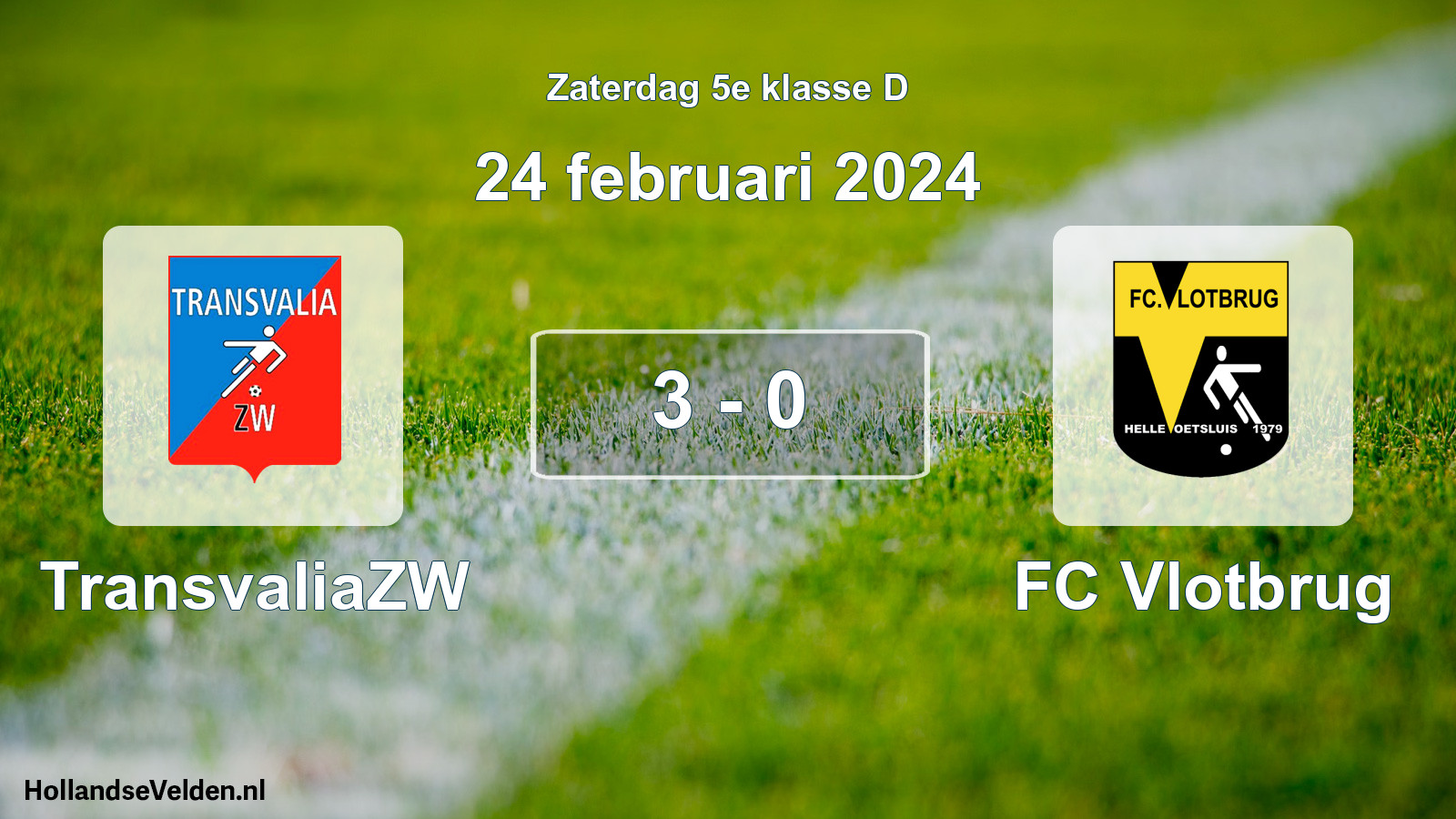 Total number of matches played: TransvaliaZW - FC Vlotbrug 3 - 0 (24 February 2024)